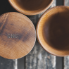 ROYAL NORTH COMPANY WHISKEY MAPLE WOODEN TUMBLERS