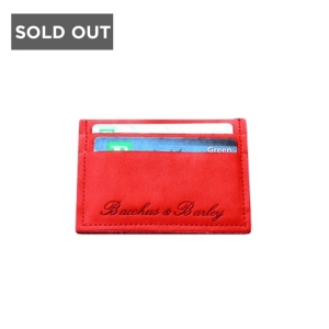 BACCHUS & BARLEY NIGHT ON THE TOWN WALLET - RED