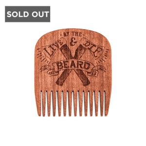 BIG RED BEARD COMBS NO.5 - LIVE & DIE BY THE BEARD - SPECIAL EDITION MAKORE