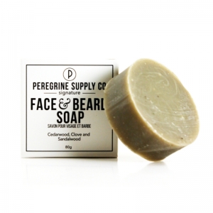 FACE & BEARD SOAP - PEREGRINE SUPPLY CO - CEDARWOOD, CLOVE & SANDALWOOD