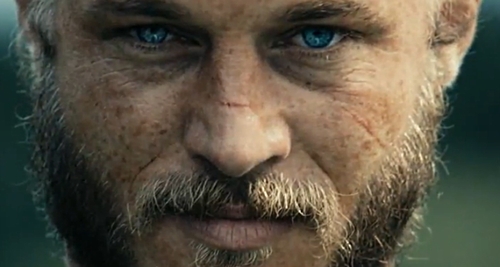 Here is Ragnar with his beard from the The Vikings TV serie