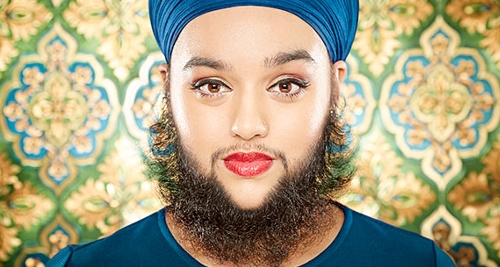 Youngest woman to have a full beard