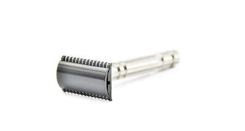Voici le Rasoir de sûreté B1 Deluxe à Peignes Ouverts iKon Shave Craft
