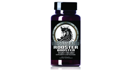Suppléments pour la barbe et les cheveux Rooster Booster de Bossman Brands
