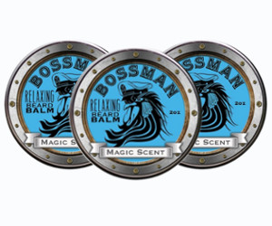 3 Bossman Brands Magic Scent Relaxing beard balms