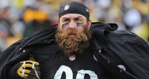 Here is Bret Keisel, the professional football player