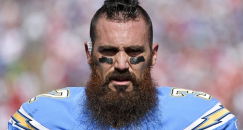 Here is Eric Weddle the professional football player