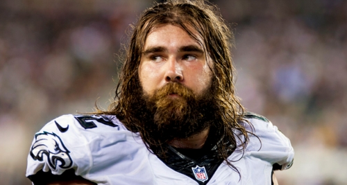 Here is Jason Kelce the professional football player