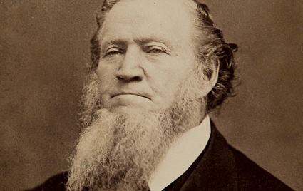 Many early LDS Church leaders (such as Brigham Young, pictured) wore beards